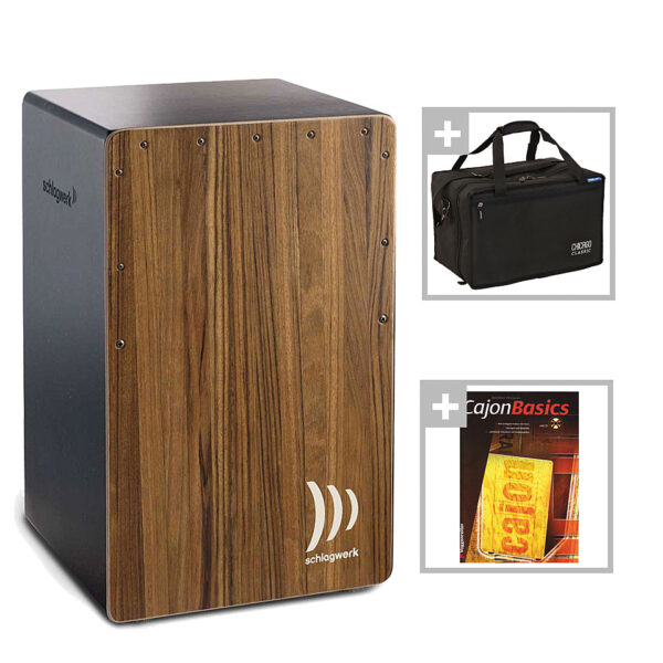 Schlagwerk CP584 Super Agile Brown Sugar Bundle Cajon