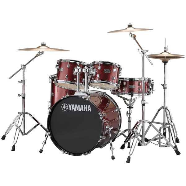 Yamaha Rydeen 20" Burgundy Glitter Bundle Schlagzeug