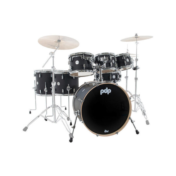 pdp Concept Maple CM7 Satin Black Shellset Schlagzeug