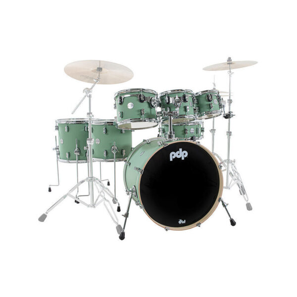 pdp Concept Maple CM7 Satin Seafoam Shellset Schlagzeug