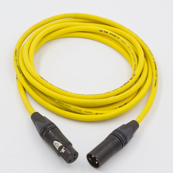 AudioTeknik MFM 10 m yellow Mikrofonkabel