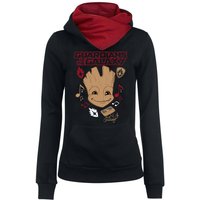 Guardians of the Galaxy Music Damen Schalkragenpullover schwarz/rot