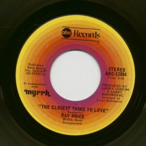 Ray Price - The Closest Thing To Love - Roses And Love Songs (7inch