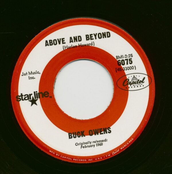 Buck Owens - Above And Beyond - You're For Me (7inch