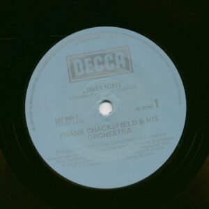 Frank Chacksfield & His Orchestra - Anton Karas - Limelight - The Harry Lime Theme (7inch