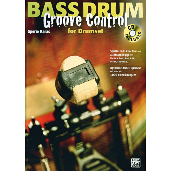 Alfred KDM Bass Drum Groove Control Lehrbuch