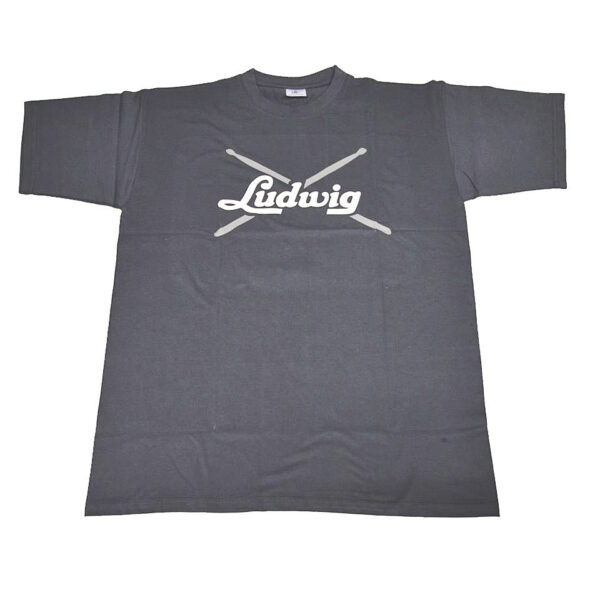 Ludwig Grey Sticks/Vintage Logo S T-Shirt