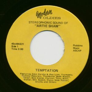 Artie Shaw - Temptation - Ziguener (7inch