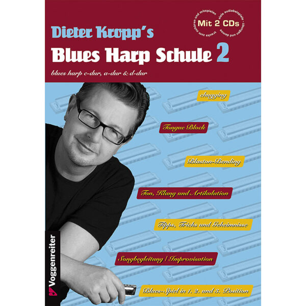 Voggenreiter Dieter Kropp's Blues Harp Schule 2 Lehrbuch