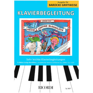 Ricordi Meine lustige Blockflöte Bd.1 Klavierbegleitung ba Lehrbuch