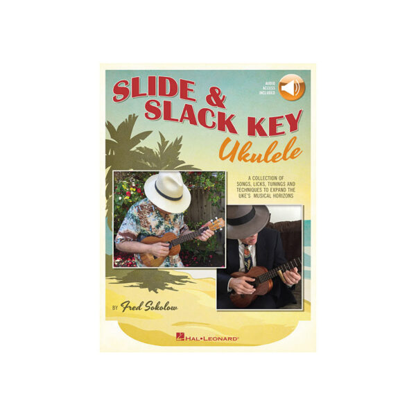 Hal Leonard Slide & Slack Key Ukulele Lehrbuch