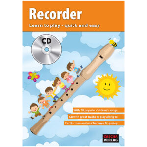 Cascha Recorder - Learn to play quick and easy Lehrbuch