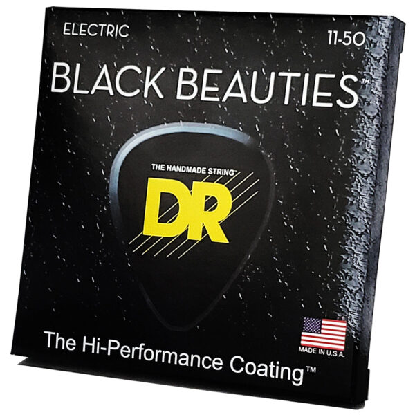 DR Strings Black Beauties BKE-11 Heavy Saiten E-Gitarre