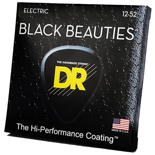 DR Strings Black Beauties BKE-12 Extra Heavy Saiten E-Gitarre