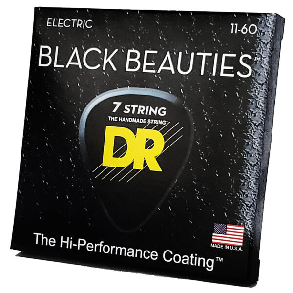 DR Strings Black Beauties BKE7-11 7-String Extra Heavy Saiten