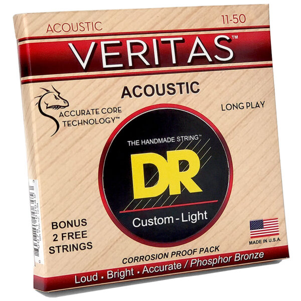 DR Strings Veritas VTA-11 Custom Light .011-050 Saiten Westerngitarre