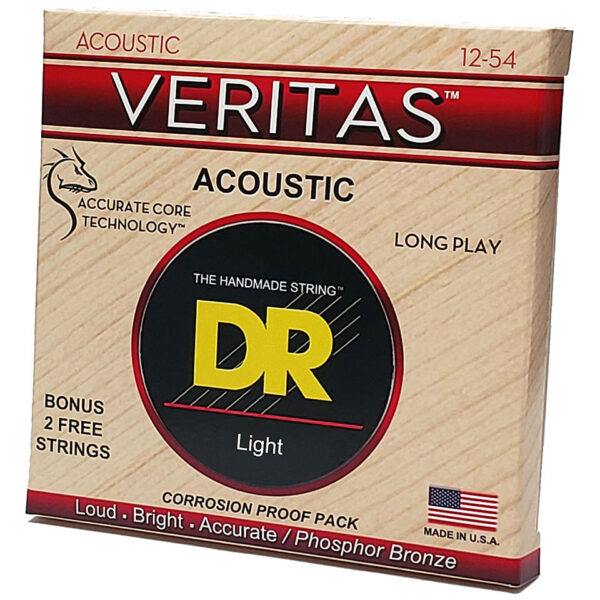 DR Strings Veritas VTA-12 Light .012-054 Saiten Westerngitarre