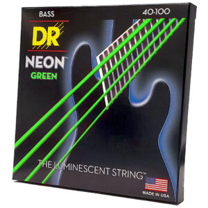 DR Strings Neon Green NGB-40 Saiten E-Bass