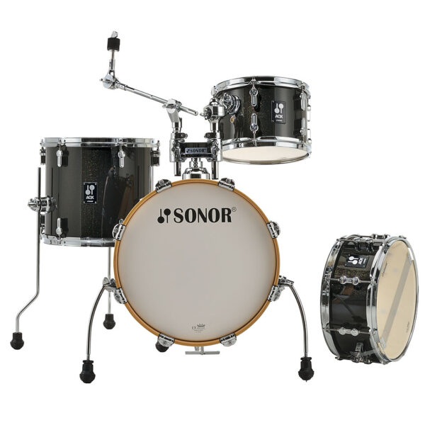 Sonor AQX 16" Black Midnight Sparkle Jungle Shell Set Schlagzeug