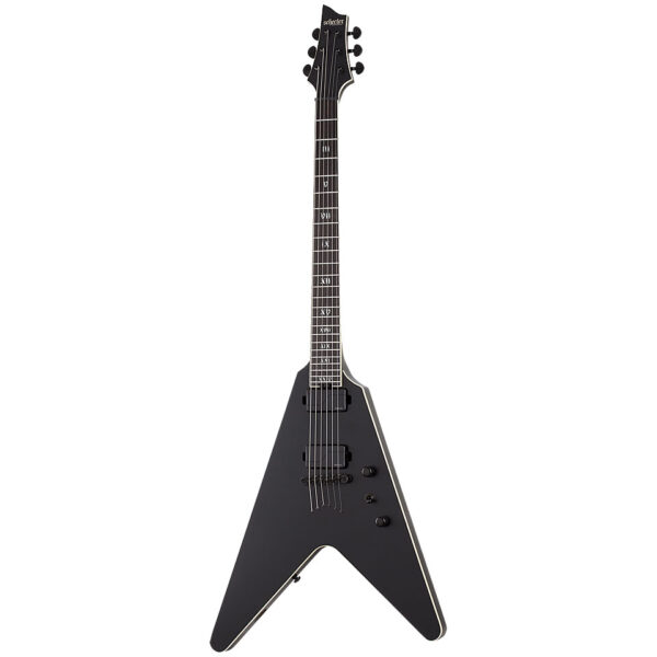 Schecter SLS Elite V-1 Evil Twin Satin Black E-Gitarre