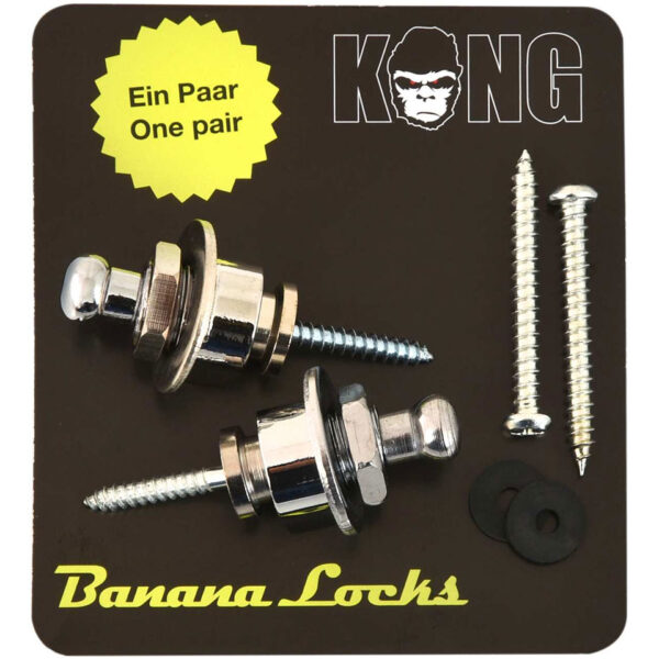 Kong Banana Locks Chrom Endpin