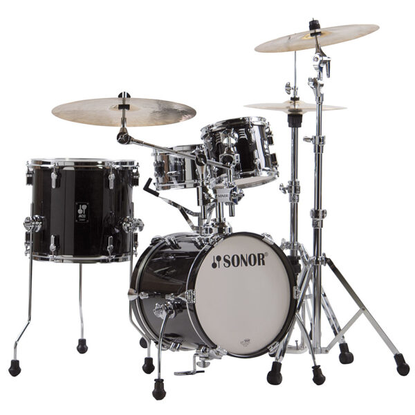 Sonor AQ2 14" Transparent Black Martini Drumset Schlagzeug