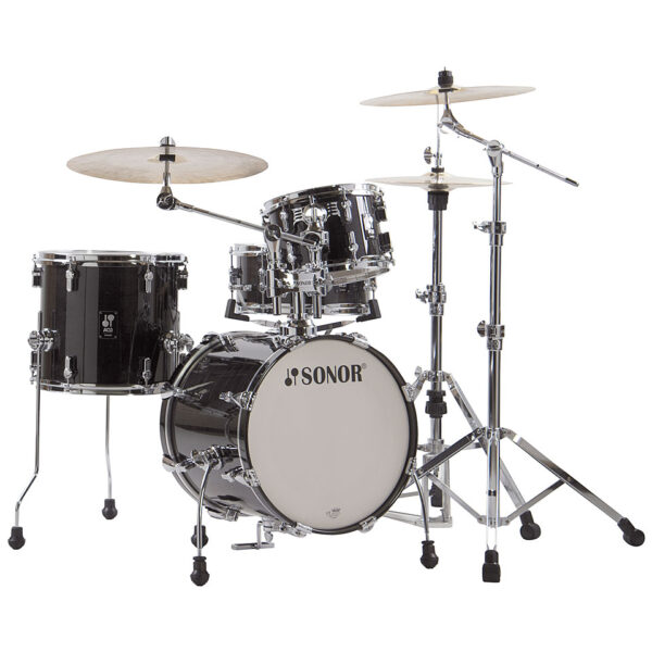 Sonor AQ2 16" Transparent Black Safari Drumset Schlagzeug