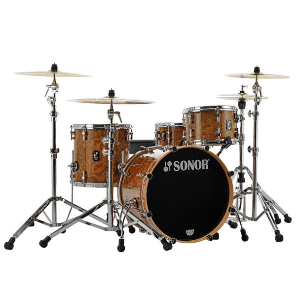 Sonor ProLite 20" Chocolate Burl 3 Pcs. Shell Set Schlagzeug