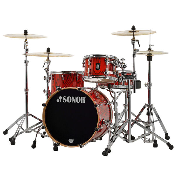 Sonor ProLite 20" Fiery Red 3 Pcs. Shell Set Schlagzeug