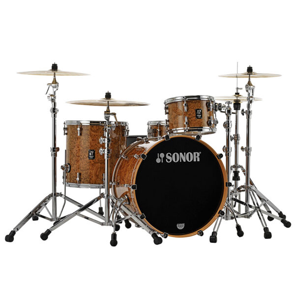 Sonor ProLite 22" Chocolate Burl 3 Pcs. Shell Set Schlagzeug