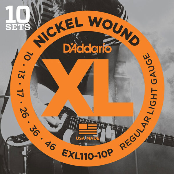 D'Addario EXL110-10P Nickel Wound .010-046 ProPack Saiten E-Gitarre