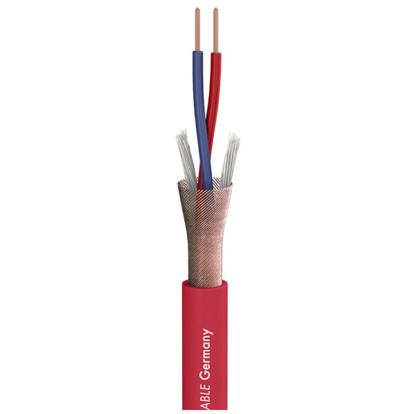 Sommer Cable Stage 22 Highflex red Meterware Audiokabel