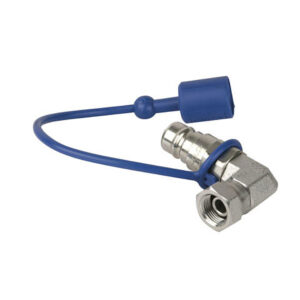 Showtec CO2 90° 3/8 to Q-lock adapter male Bühneneffekt Zubehör