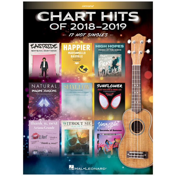 Hal Leonard Chart Hits Of 2018-2019 for Ukulele Notenbuch