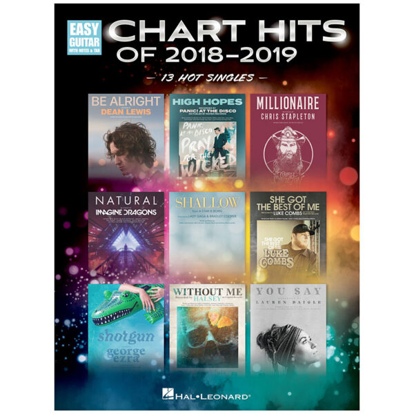 Hal Leonard Chart Hits Of 2018-2019 for Easy Guitar Notenbuch