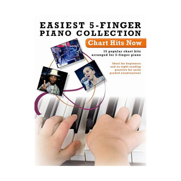 Hal Leonard Easiest 5-Finger Piano Collection: Charts Hits Now