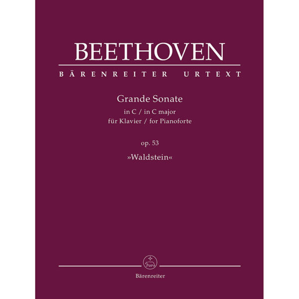 Bärenreiter Beethoven Grande sonate C-Dur op.53: "Waldstein" Notenbuch