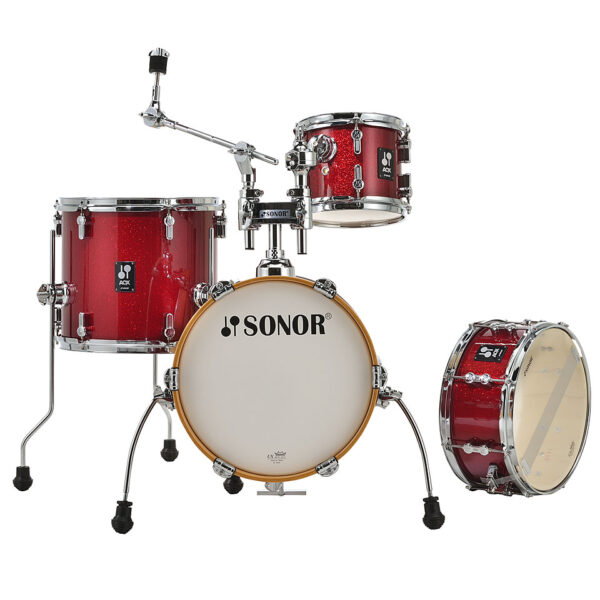 Sonor AQX 14" Red Moon Sparkle Micro Shell Set Schlagzeug