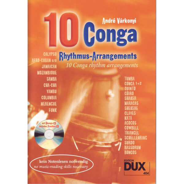 Dux 10 Conga Rhythmus-Arrangements Lehrbuch