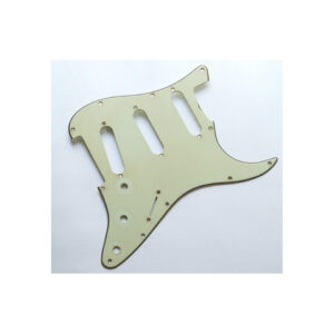 GuitarSlinger Pickguard 62 SC Mint Green Aged Premium 3-ply Pickguard