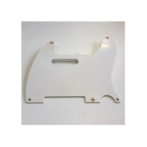 GuitarSlinger Pickguard 50's Tele 1 Ply White Pickguard