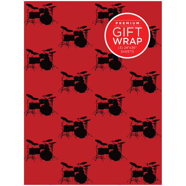 Hal Leonard Gift Wrap - Drumset Design Geschenkartikel