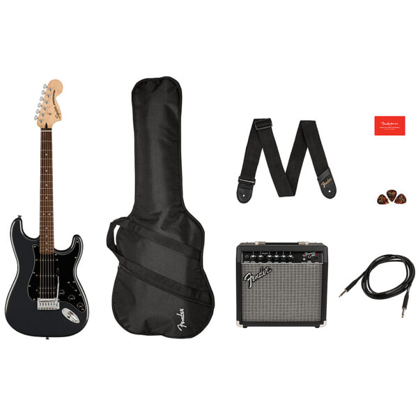 Squier Affinity Strat HSS Pack BLK E-Gitarren Set