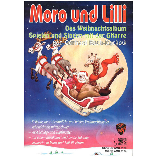 Acoustic Music Books Moro und Lilli - Das Weihnachtsalbum Lehrbuch