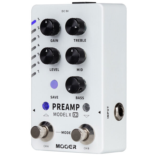 Mooer Preamp Model X2 - Dual-Channel Digital Preamp Effektgerät