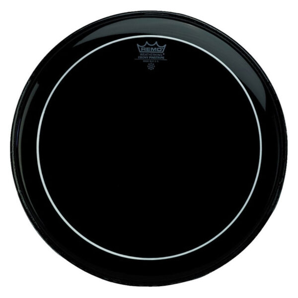 Remo Pinstripe Ebony ES-0618-PS 18" Tom Head Tom-Fell