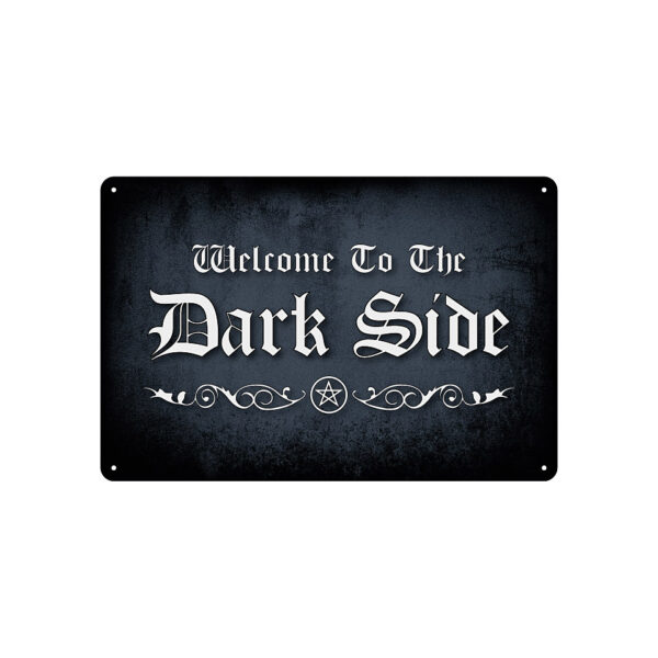 Rockbites Tin Sign - Dark Side Dekoschild