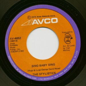 The Stylistics - Sing Baby Sing - Thank You Baby (7inch