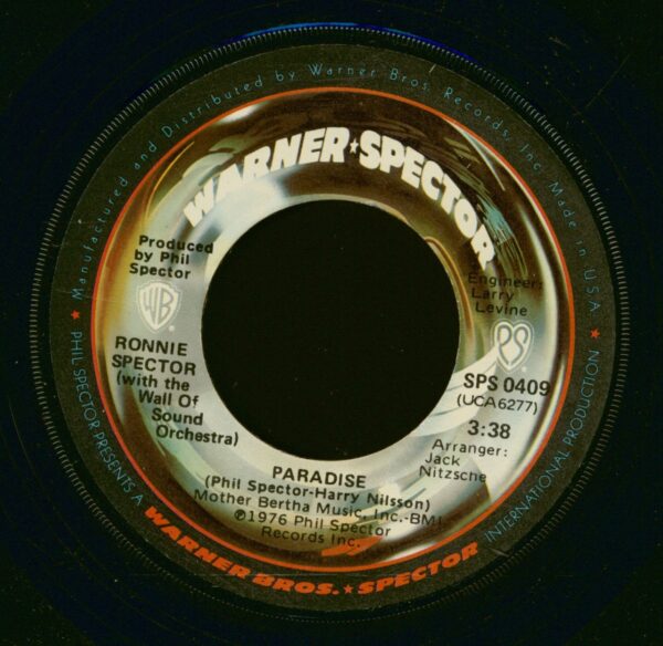 Ronnie Spector - Paradise - When I Saw You (7inch