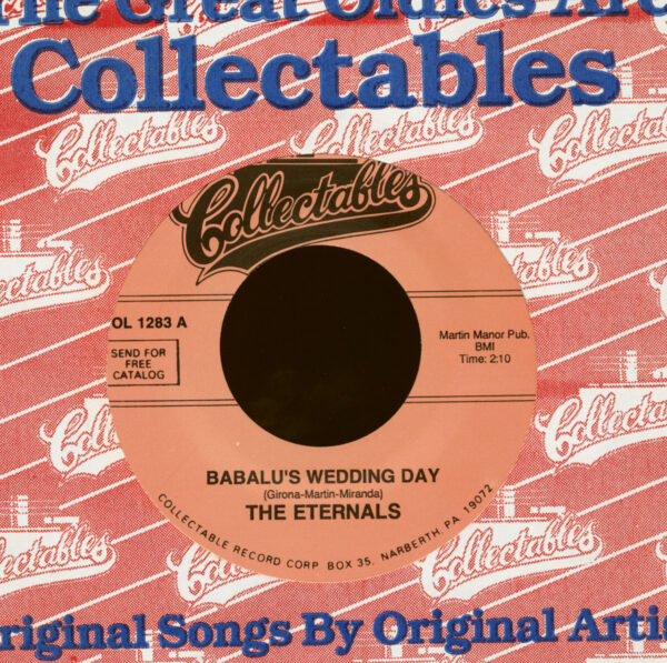 The Eternals - Babalu's Wedding Day - My Girl (7inch